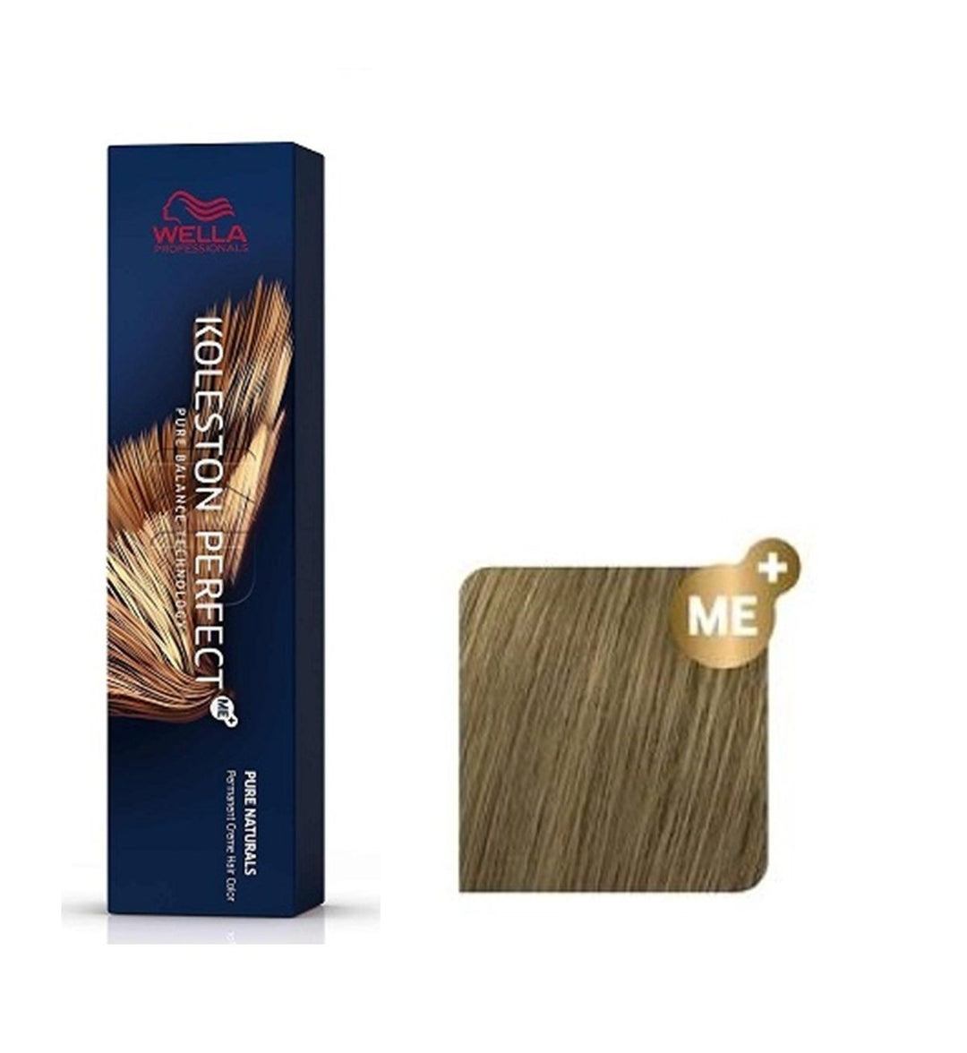 Vopsea de Par 8/2 Permanenta - Rich Naturals Koleston Perfect Me+ Blond Mat Deschis - Wella