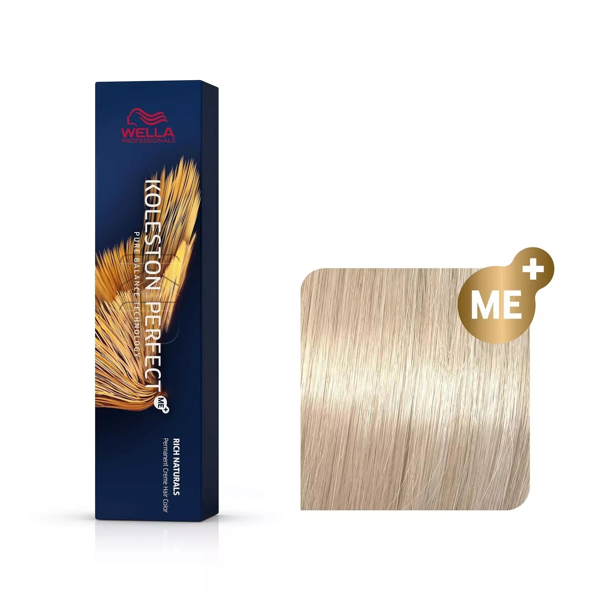 Vopsea de Par 10/38 Permanenta - Special Blonde Koleston Perfect Me+ Rich Naturals Blond Luminos Auriu Albastrui 60ml - Wella - HNIcosmetice.ro