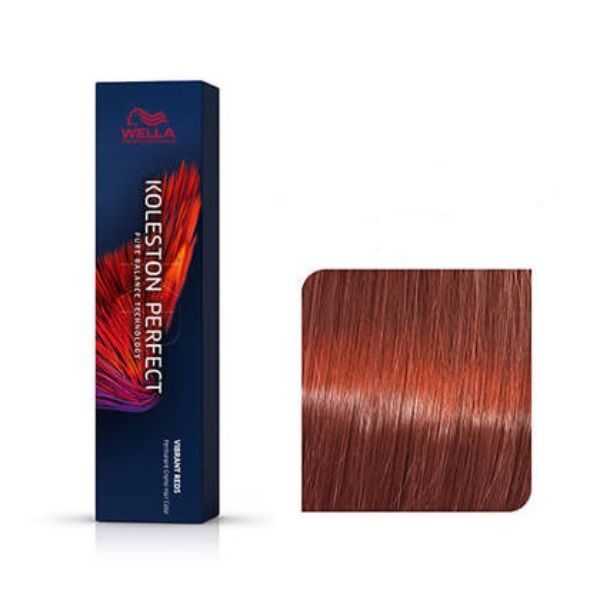 Vopsea de Par 8/45 Permanenta - Vibrant Reds Koleston Perfect Me+ Blond Roscat Mahon Deschis - Wella - HNIcosmetice.ro