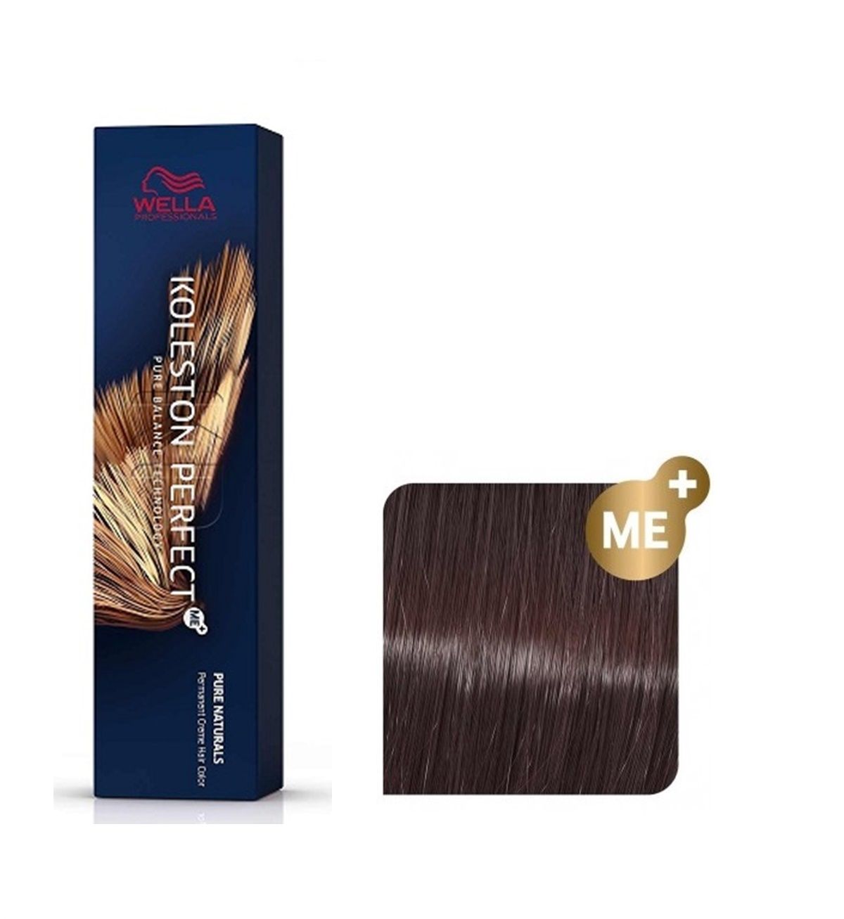 Vopsea de Par 44/55 Permanenta - Vibrant Reds Koleston Perfect Me+ Castaniu Mahon Intens Mediu - Wella - HNIcosmetice.ro