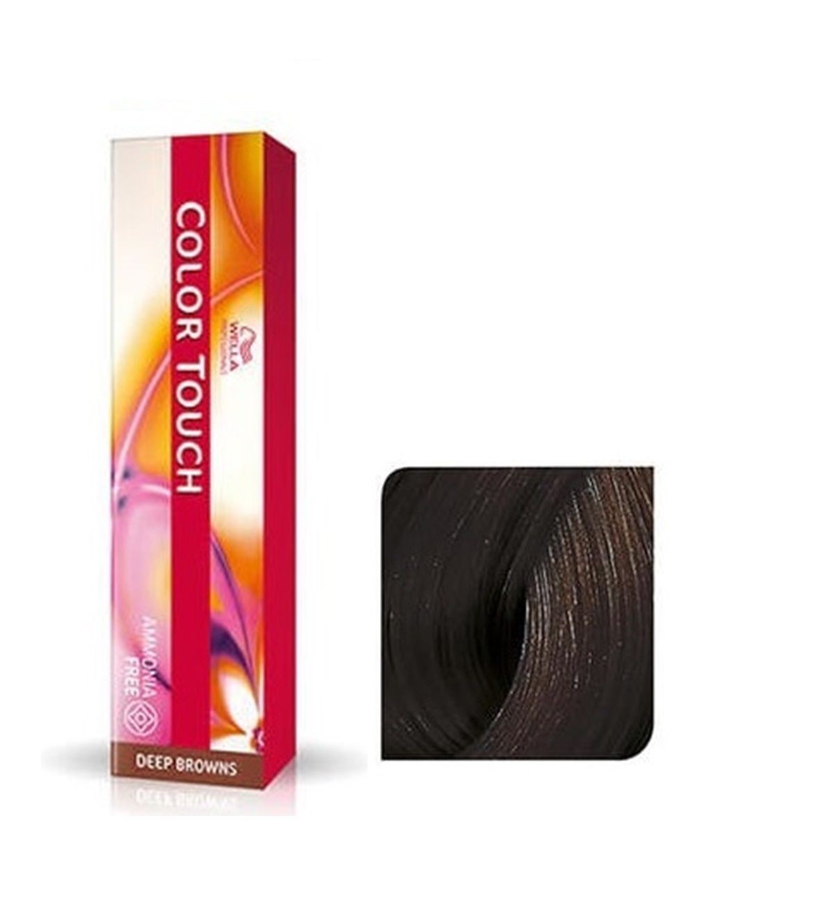 Vopsea de Par 4/71 Semi-permanenta Fara Amoniac - Deep Browns Color Touch Castaniu Cenusiu Maro Inchis - Wella - HNIcosmetice.ro