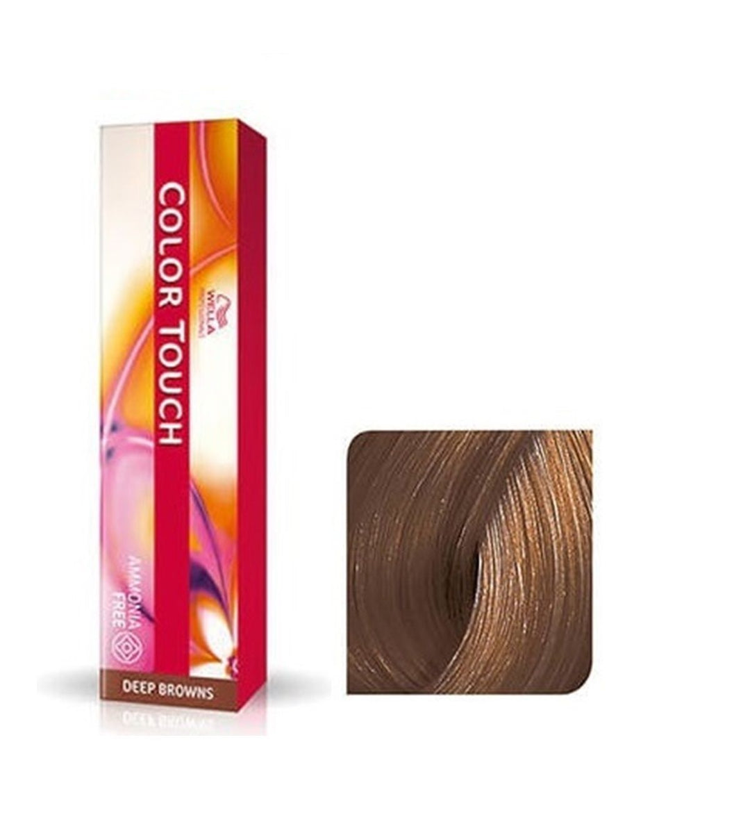 Vopsea de Par 7/7 Semi-permanenta Fara Amoniac - Deep Browns Color Touch Blond Maro Mediu - Wella