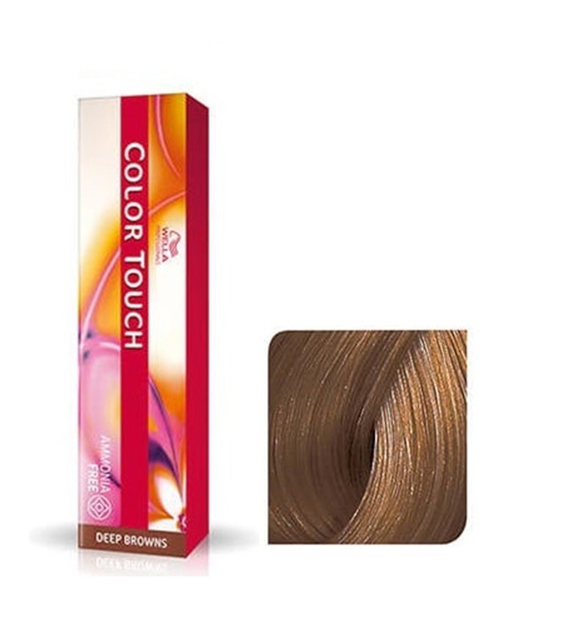 Vopsea de Par 7/73 Semi-permanenta Fara Amoniac - Deep Browns Color Touch Blond Auriu Maro Mediu - Wella - HNIcosmetice.ro