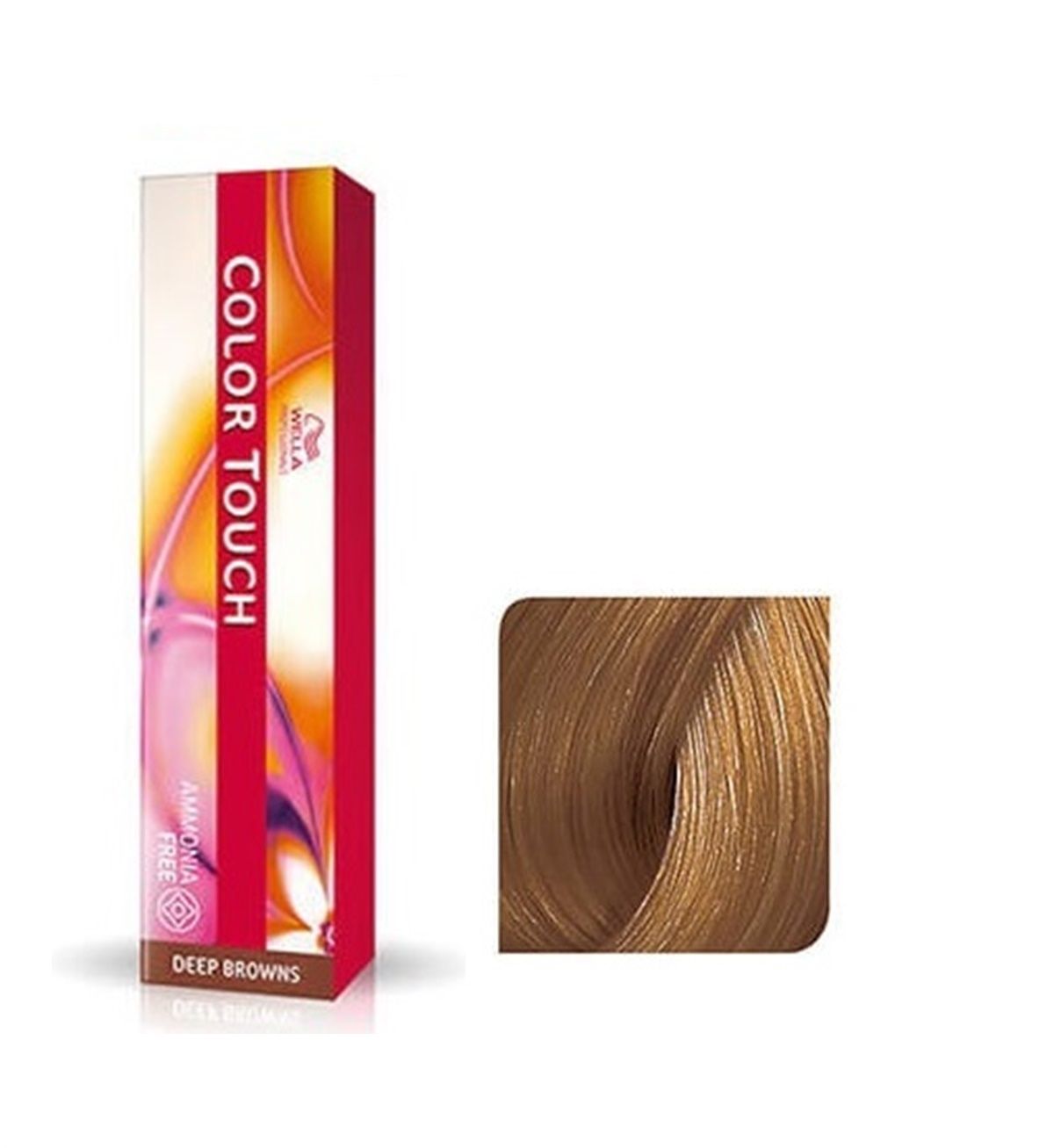 Vopsea de Par 8/73 Semi-permanenta Fara Amoniac - Deep Browns Color Touch Blond Auriu Maro Deschis - Wella - HNIcosmetice.ro