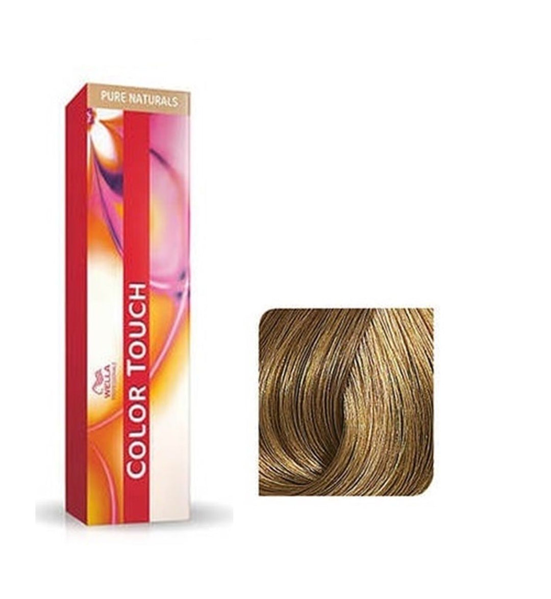Vopsea de Par 7/0 Semi-permanenta Fara Amoniac - Pure Naturals Color Touch Blond Mediu - Wella