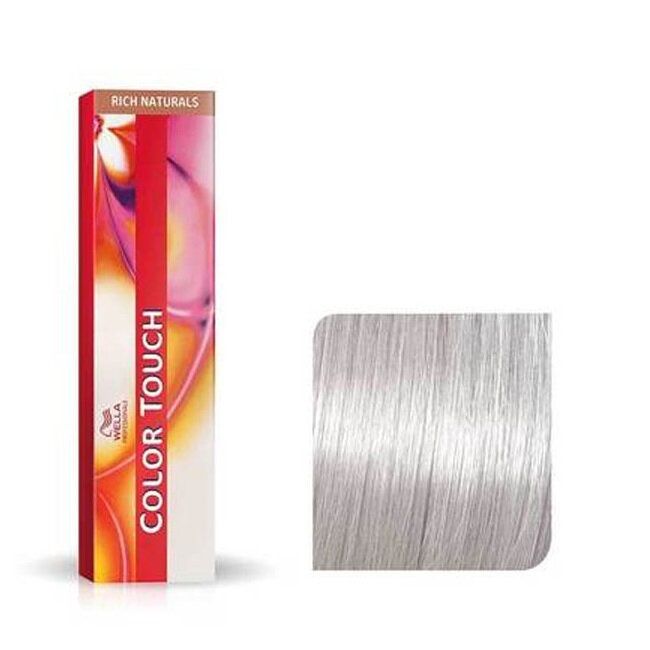 Vopsea de Par 9/86 Semi-permanenta Fara Amoniac - Rich Naturals Color Touch Blond Luminos Perlat Violet  - Wella - HNIcosmetice.ro