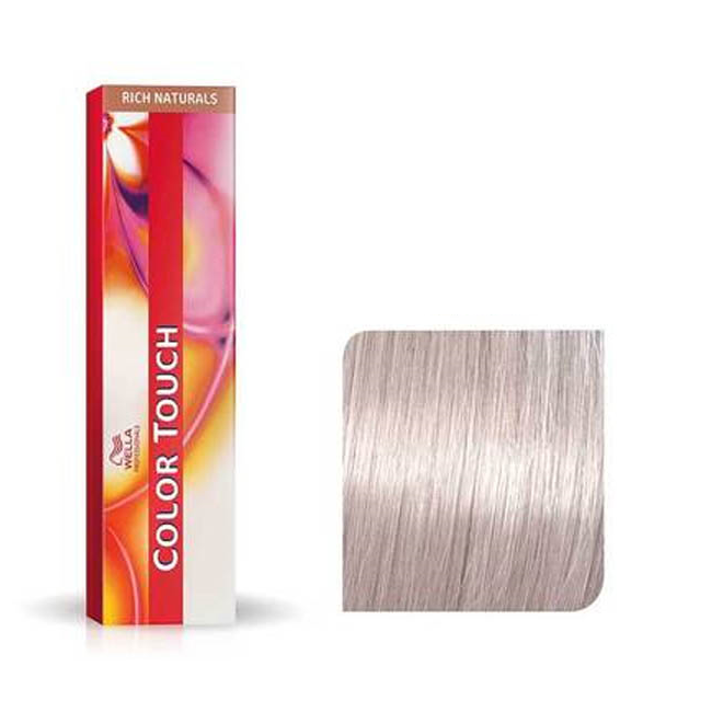 Vopsea de Par 9/96 Semi-permanenta Fara Amoniac - Rich Naturals Color Touch Blond Luminos Albastrui Violet - Wella - HNIcosmetice.ro
