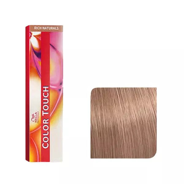 Vopsea de Par 8/35 Semi-permanenta Fara Amoniac - Rich Naturals Color Touch Blond Deschis Mahon Auriu  - Wella - HNIcosmetice.ro