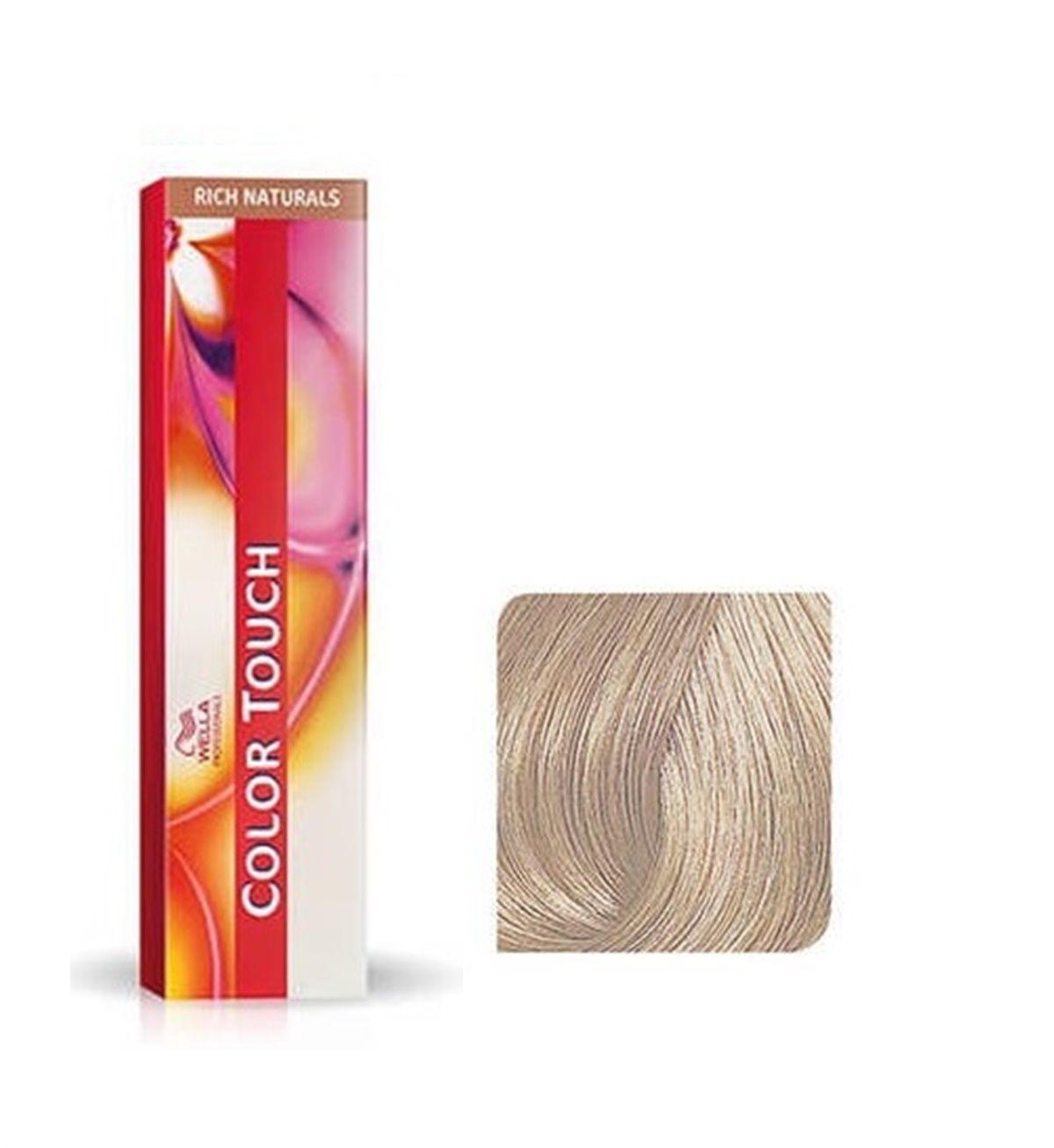 Vopsea de Par 10/81 Semi-permanenta Fara Amoniac - Rich Naturals Color Touch Blond Cenusiu Perlat Platinat - Wella - HNIcosmetice.ro