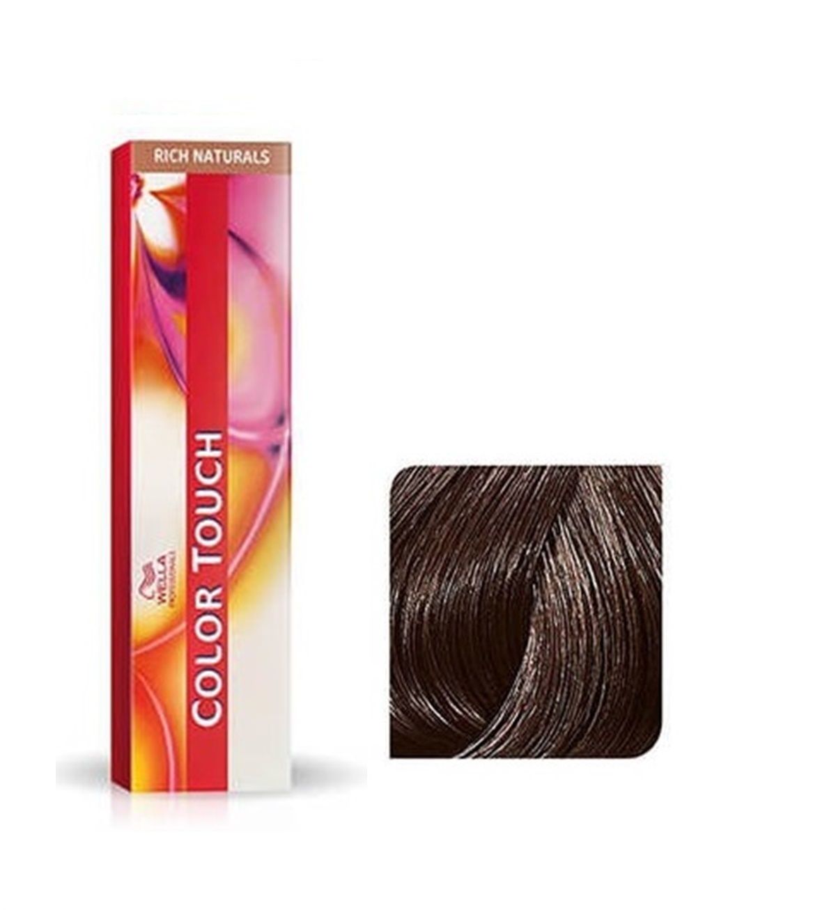 Vopsea de Par 5/3 Semi-permanenta Fara Amoniac - Rich Naturals Color Touch Castaniu Auriu Deschis - Wella - HNIcosmetice.ro