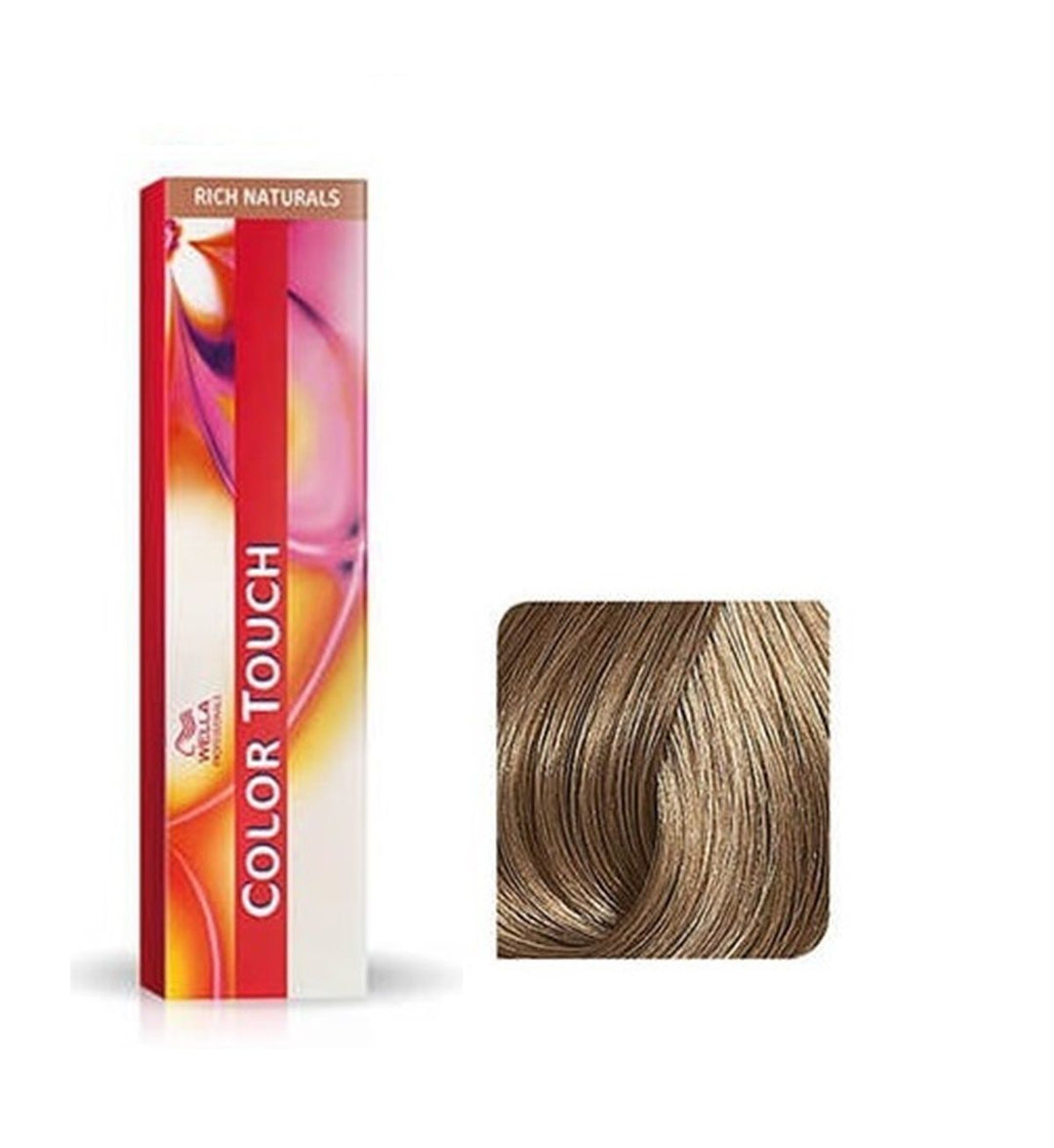 Vopsea de Par 7/1 Semi-permanenta Fara Amoniac - Rich Naturals Color Touch Blond Cenusiu Mediu - Wella