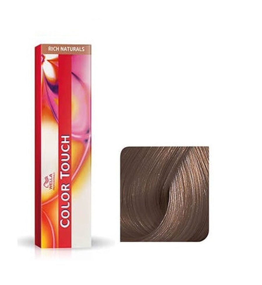 Vopsea de Par 7/97 Semi-permanenta Fara Amoniac - Rich Naturals Color Touch Blond Cenusiu Maro Mediu - Wella - HNIcosmetice.ro
