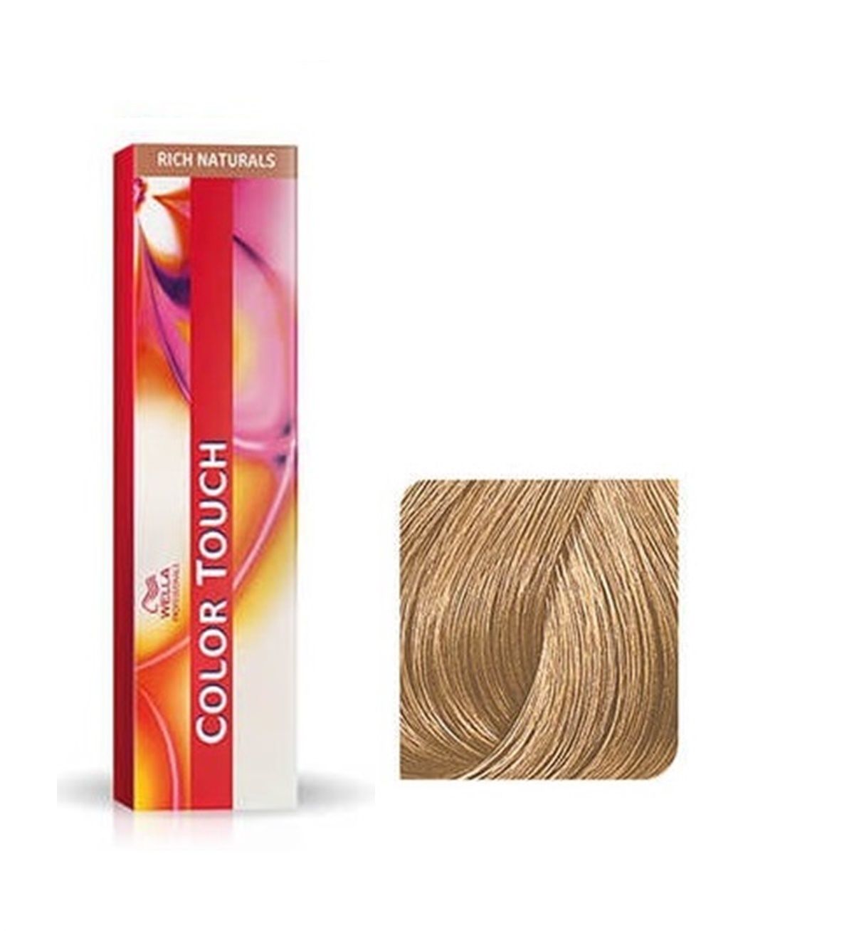 Vopsea de Par 8/3 Semi-permanenta Fara Amoniac - Rich Naturals Color Touch Blond Auriu Deschis - Wella - HNIcosmetice.ro