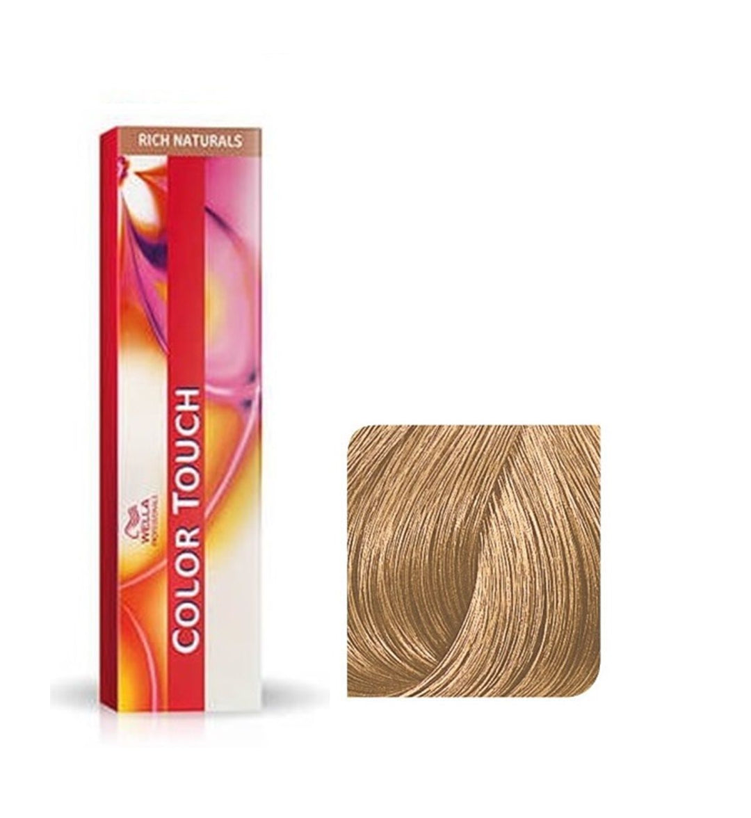 Vopsea de Par 8/38 Semi-permanenta Fara Amoniac - Rich Naturals Color Touch Blond Auriu Perlat Deschis - Wella