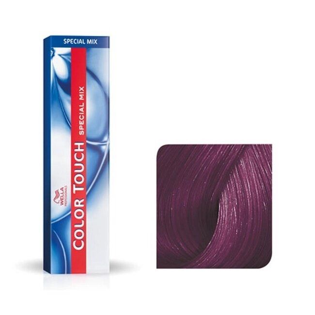 Vopsea de Par 0/68 Semi-permanenta Fara Amoniac - Special Mix Color Touch Violet Albastrui - Wella - HNIcosmetice.ro