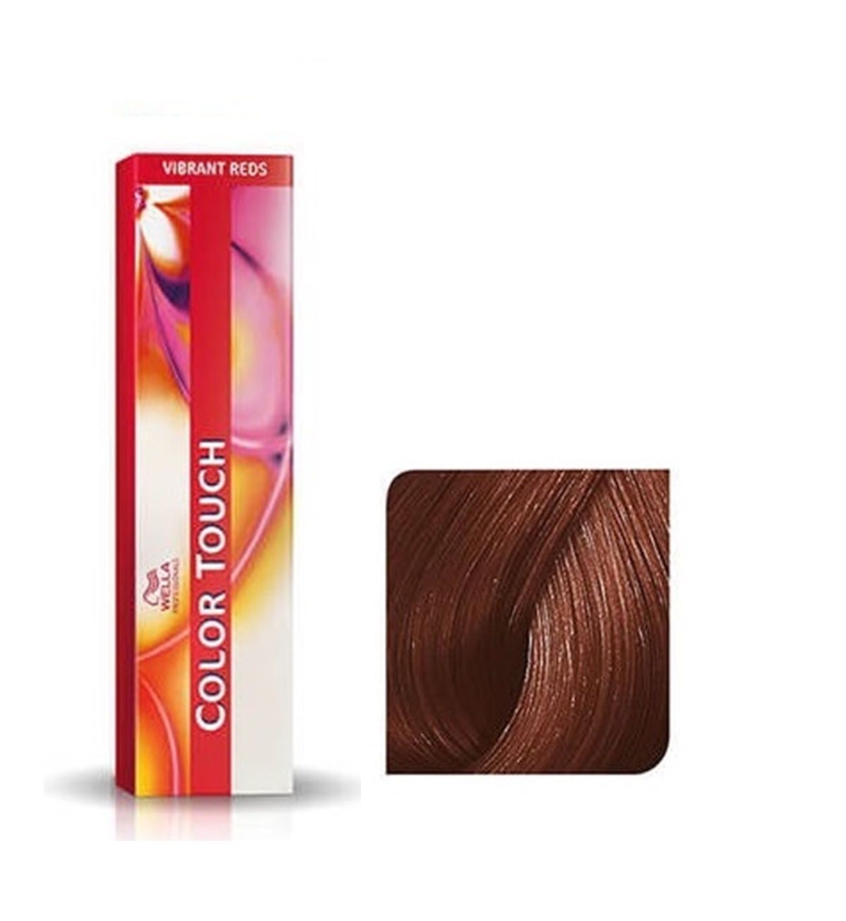 Vopsea de Par 6/47 Semi-permanenta Fara Amoniac - Vibrant Reds Color Touch Blond Roscat Maro Inchis - Wella - HNIcosmetice.ro