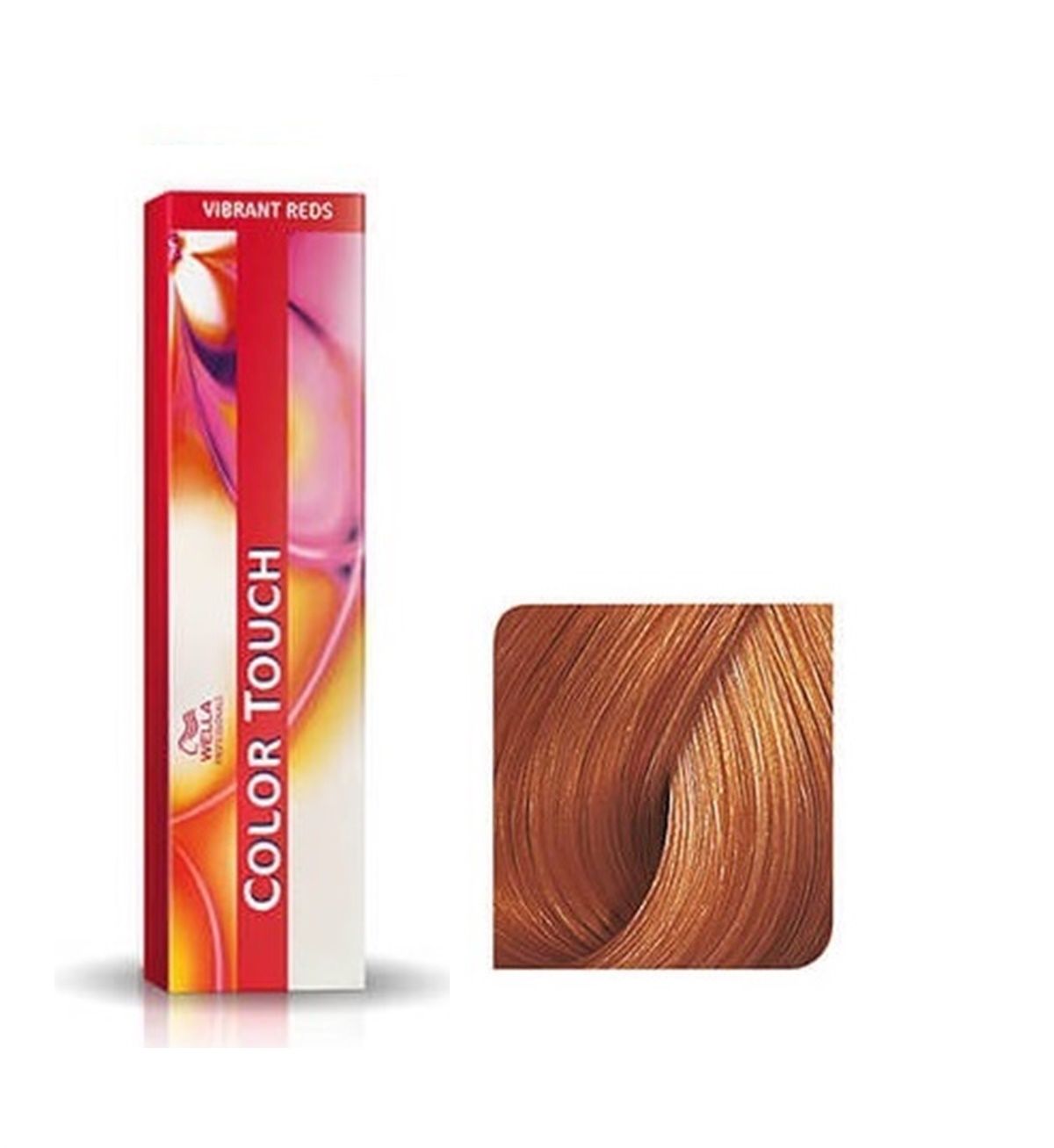 Vopsea de Par 8/43 Semi-permanenta Fara Amoniac - Vibrant Reds Color Touch Blond Auriu Aramiu Deschis - Wella - HNIcosmetice.ro