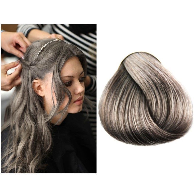 Vopsea de Par 8.11 Tehnica Permanenta - Fanola Color Cream Blond Cenusiu Intens Deschis 100ml - Fanola