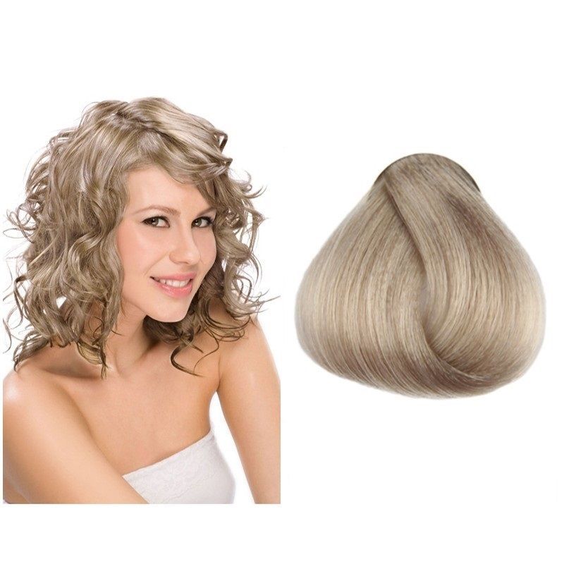 Vopsea de Par 10.1 Tehnica Permanenta - Fanola Color Cream Blond Cenusiu Platinat 100 ml - Fanola - HNIcosmetice.ro
