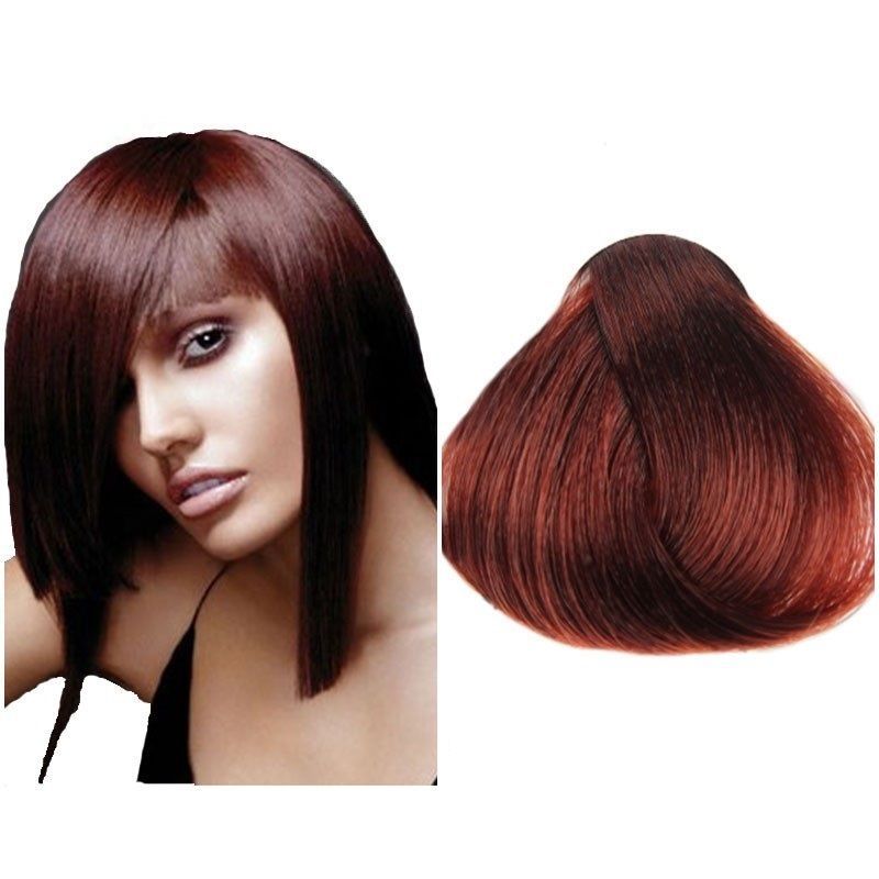 Vopsea de Par 5.46 Tehnica Permanenta - Fanola Color Cream Castaniu Cupru Rosu Deschis 100ml - Fanola - HNIcosmetice.ro