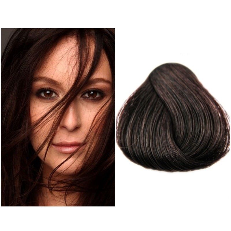 Vopsea de Par 4.29 Tehnica Permanenta - Fanola Color Cream Ciocolatiu Inchis 100ml  - Fanola