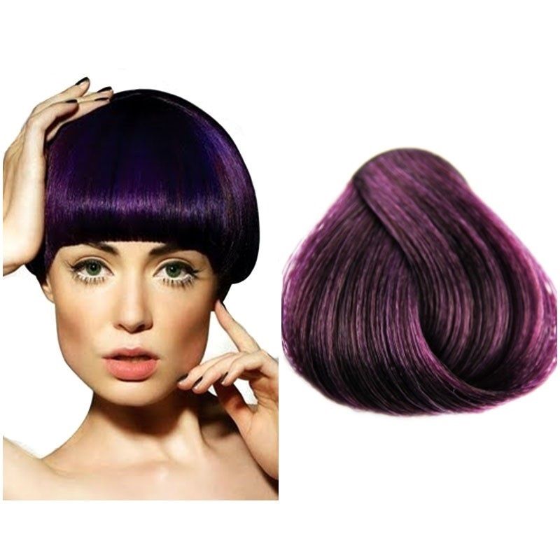 Vopsea de Par 5.22 Tehnica Permanenta - Fanola Color Cream Castaniu Violet Intens Deschis 100ml - Fanola - HNIcosmetice.ro