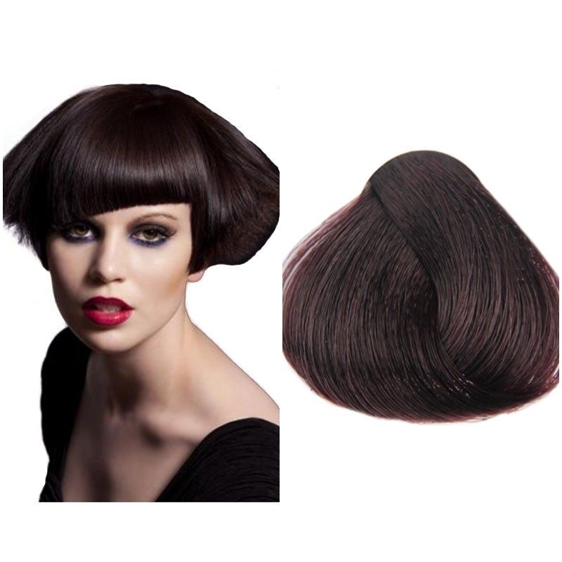 Vopsea de Par 5.5 Tehnica Permanenta - Fanola Color Cream Castaniu Mahon Deschis 100ml - Fanola - HNIcosmetice.ro