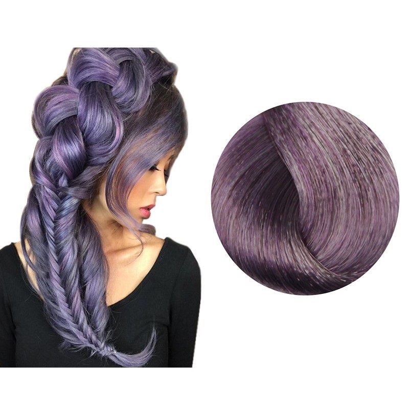 Vopsea de Par 8.2F Tehnica Permanenta - Fanola Color Cream Blond Violet Fantezie Deschis 100ml  - Fanola
