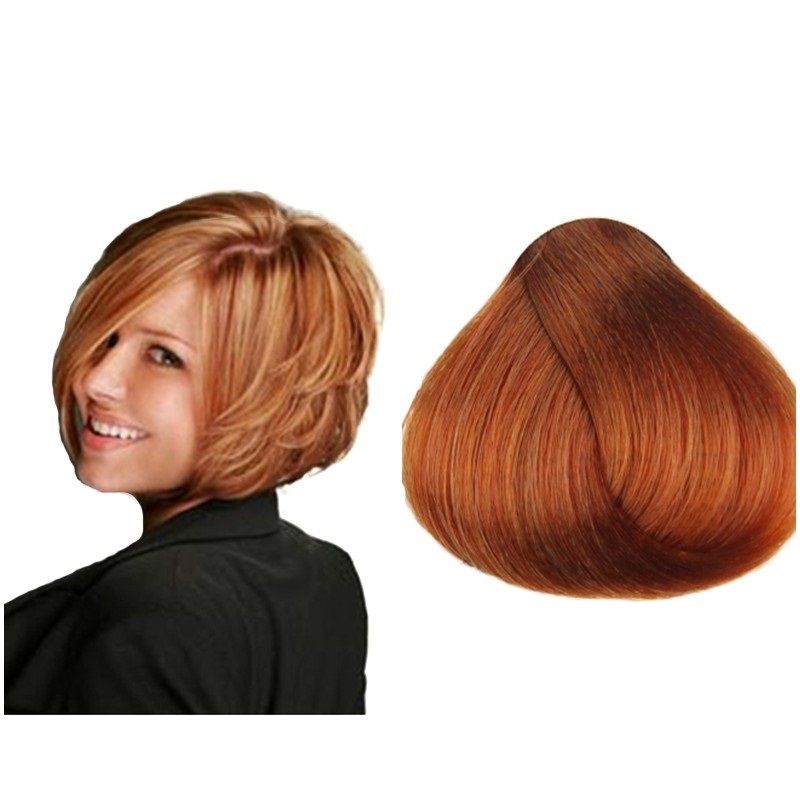 Vopsea de Par 8.43 Tehnica Permanenta - Fanola Color Cream Blond Cupru Auriu Deschis 100ml  - Fanola - HNIcosmetice.ro