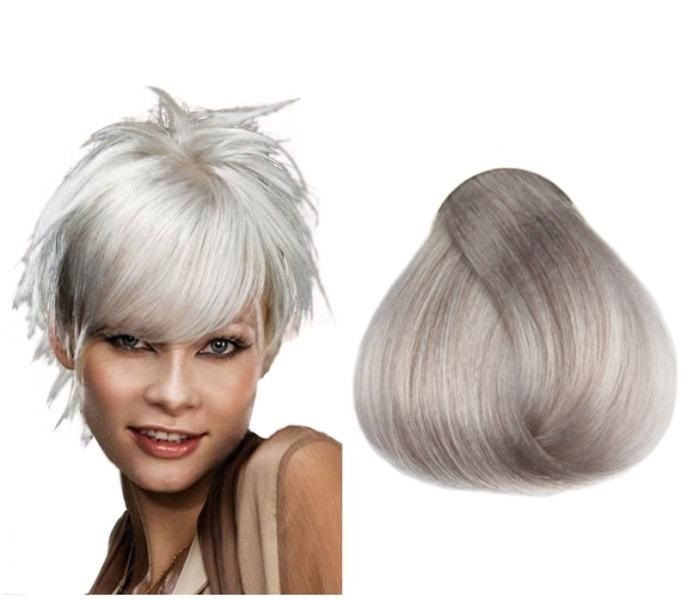 Vopsea de Par Toner Argintiu Tehnica Permanenta - Fanola Color Cream Silver Toner 100ml  - Fanola