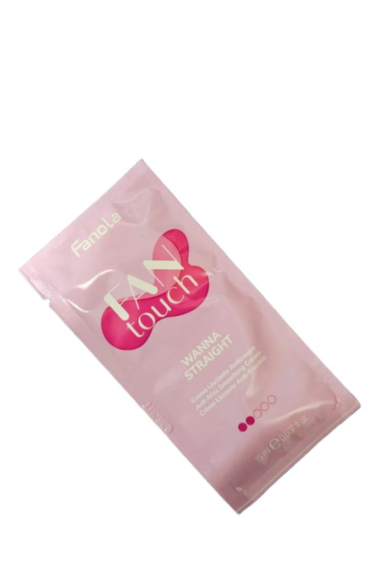 Tester Crema pentru Indreptare Par - Fantouch Wanna Straight Cream 15ml - Fanola - HNIcosmetice.ro