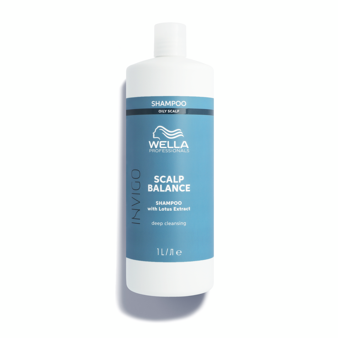 Sampon pentru Par Gras - Invigo Scalp Balance Shampoo 1000ml - Wella