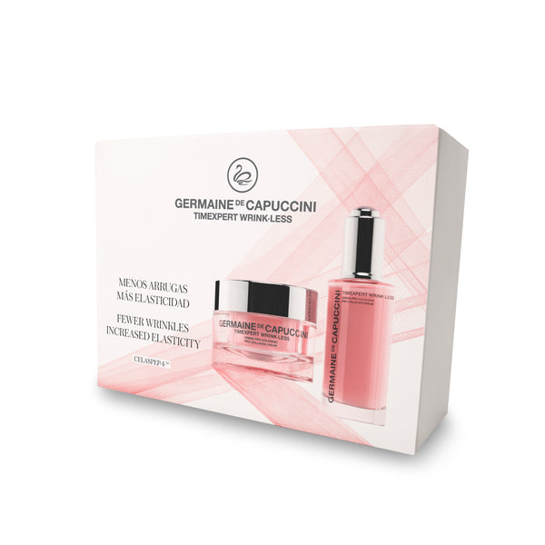 Set Facial Anti-rid cu Colagen si Peptide fara Protectie Solara - Timexpert Wrink-Less Serum Pro-Collagen 50ml + Pro-Collagen Cream 50ml Set - PP Germaine de Capuccini